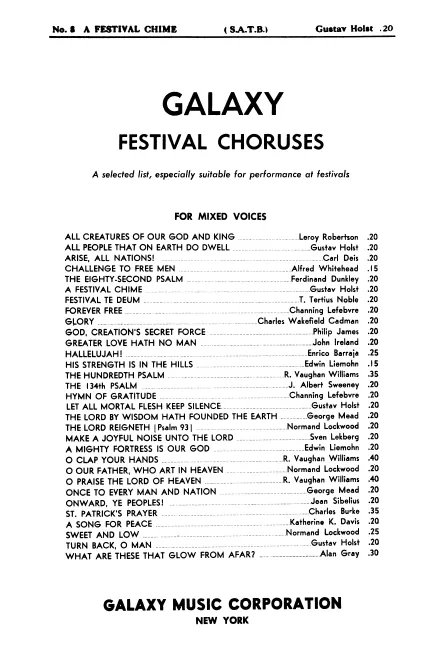 3. A Festival Chime