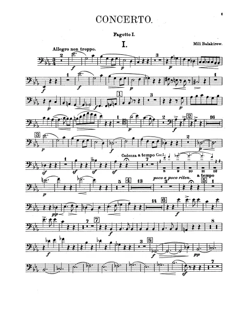 Bassoon 1, 2