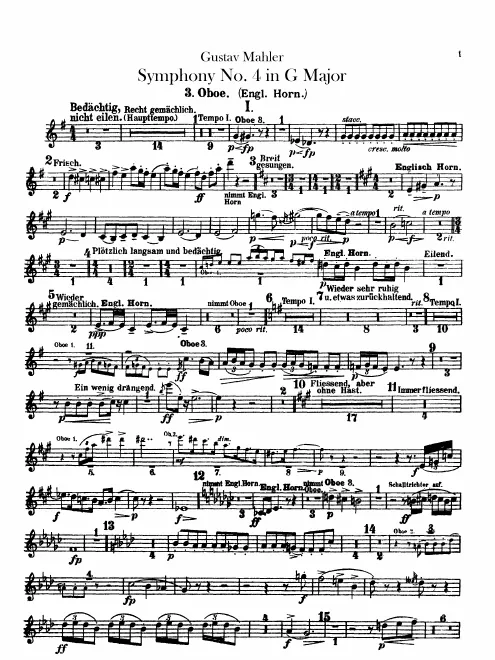 Oboe 3/English Horn