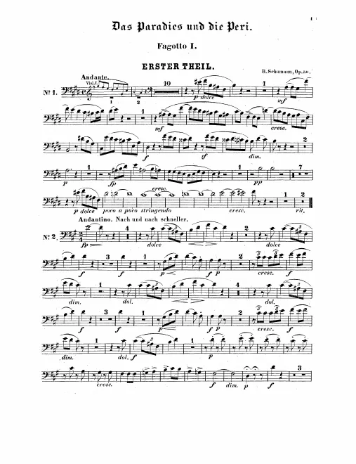 Bassoon 1, 2