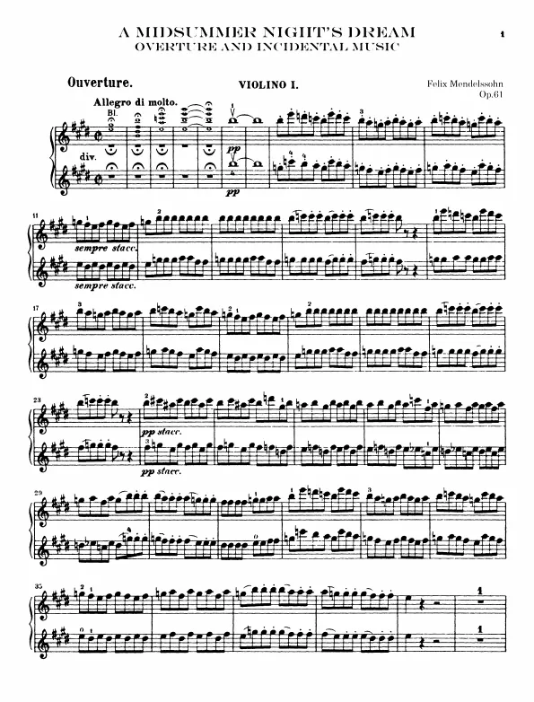 Violins I