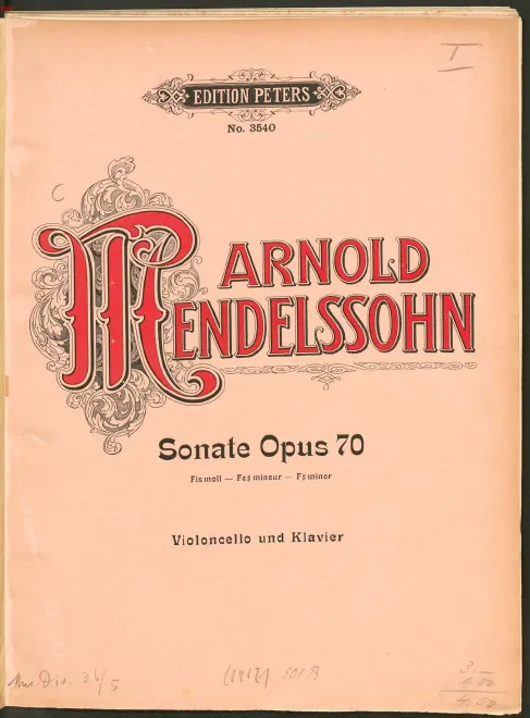 Piano Score and Cello Part (color)