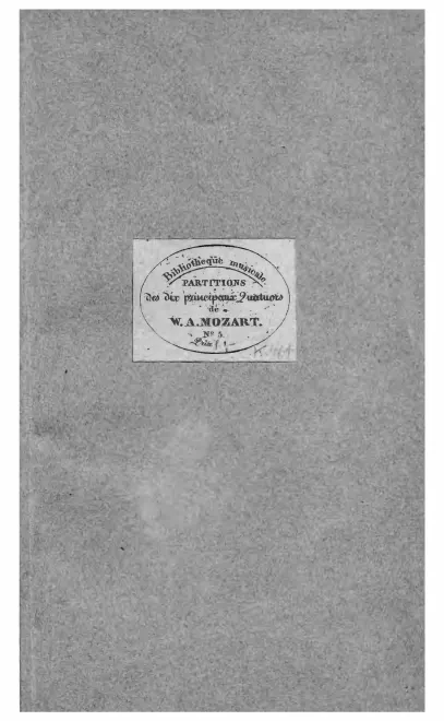 5. Quartet in , K.464