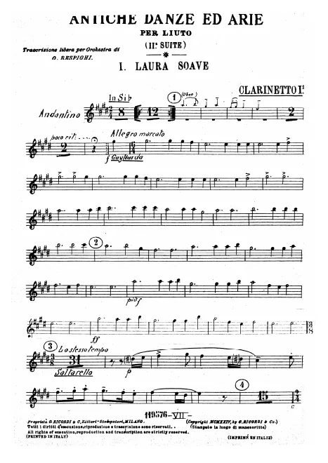 Clarinet 1, 2 (A, B♭)