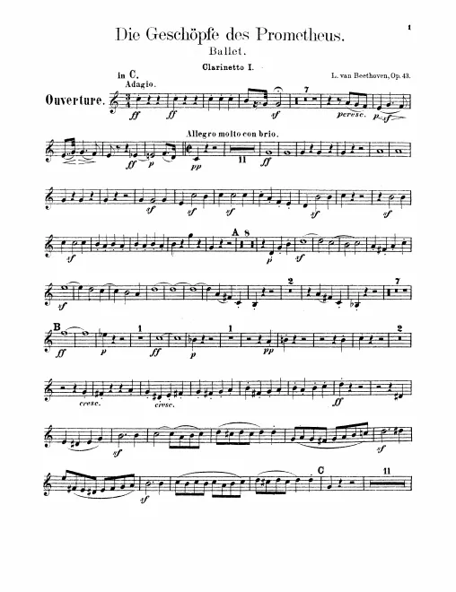 Clarinet 1 (C/B/A)