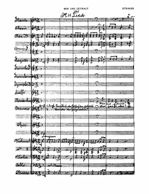 Wer uns getraut (Act II, Duet)