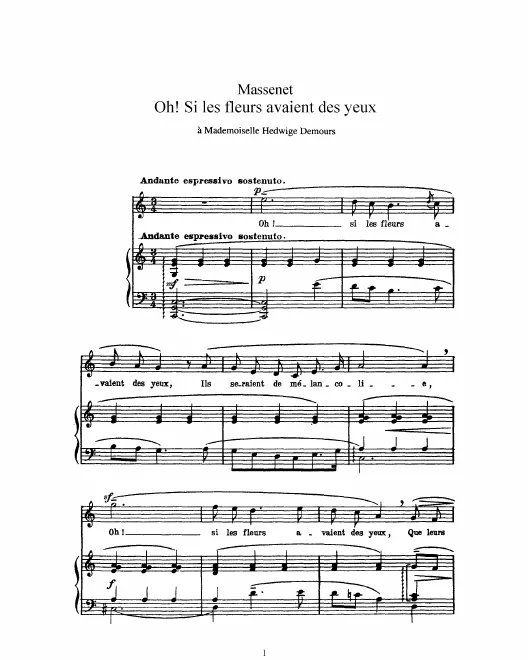 Complete Score (C Major: high voice and piano)