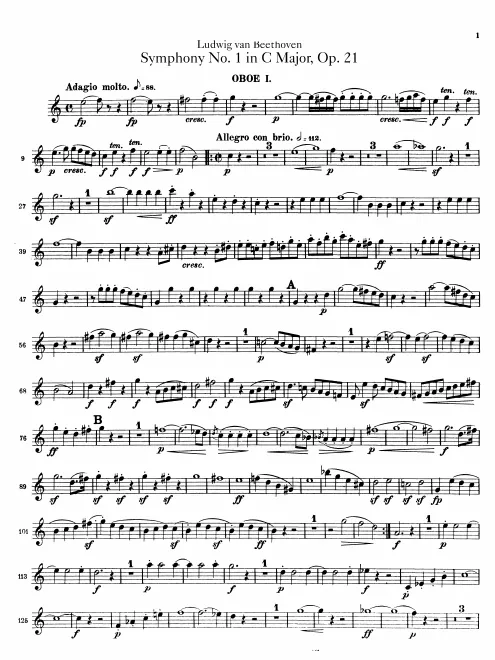 Oboe 1, 2