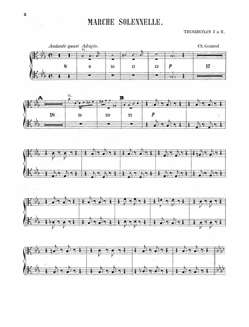 Trombone 1/2, 3