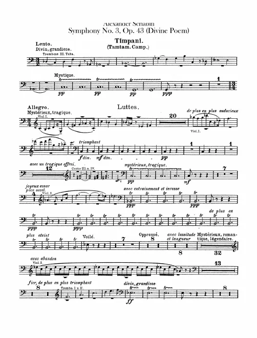 Timpani/Tam-Tam/Bells
