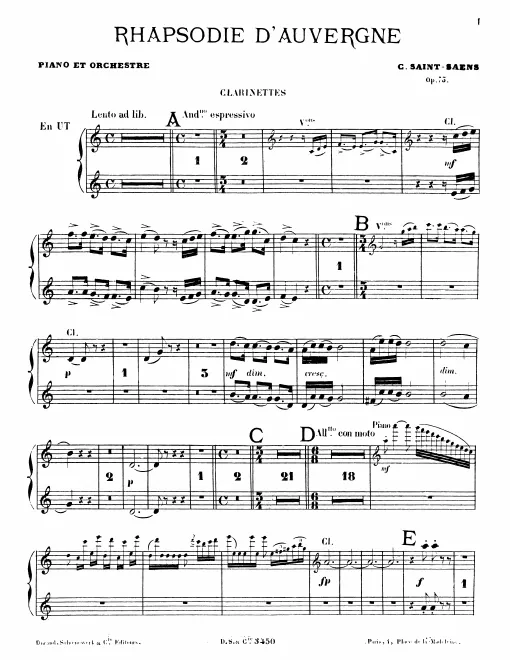 Clarinet 1/2 (C)