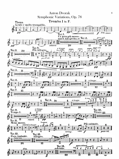 Trumpet 1, 2 (F)