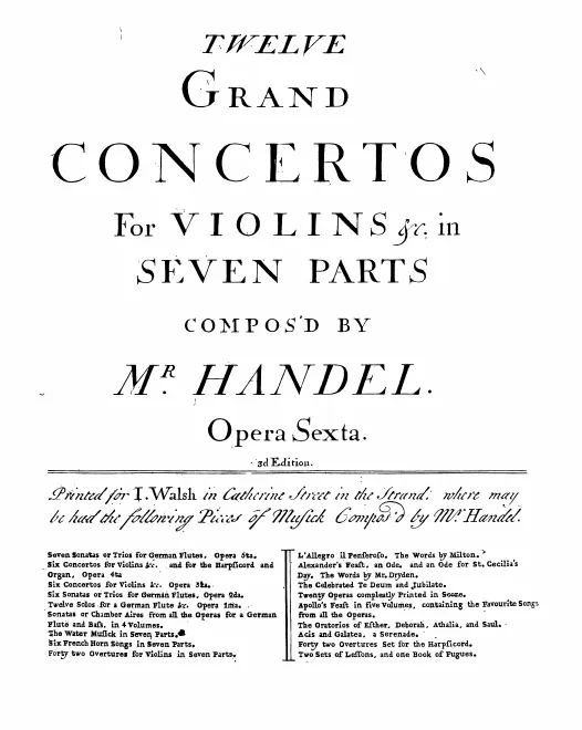 Violin I (concertino)