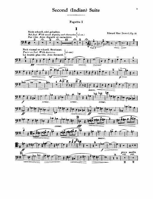 Bassoon 1, 2