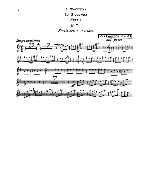Clarinet 2 (B♭)