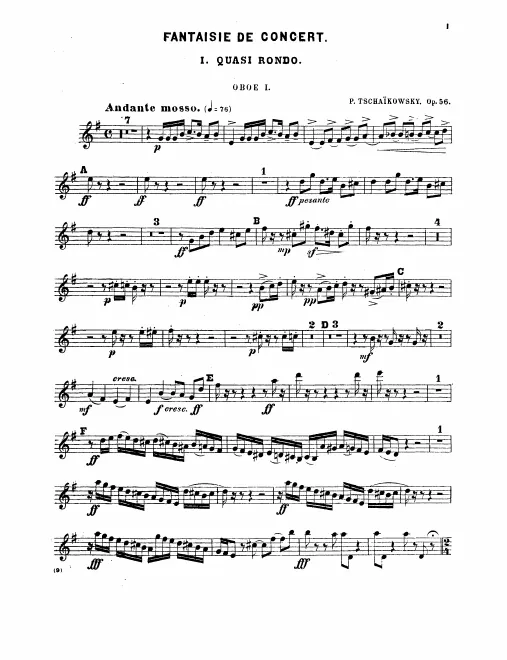 Oboe 1, 2