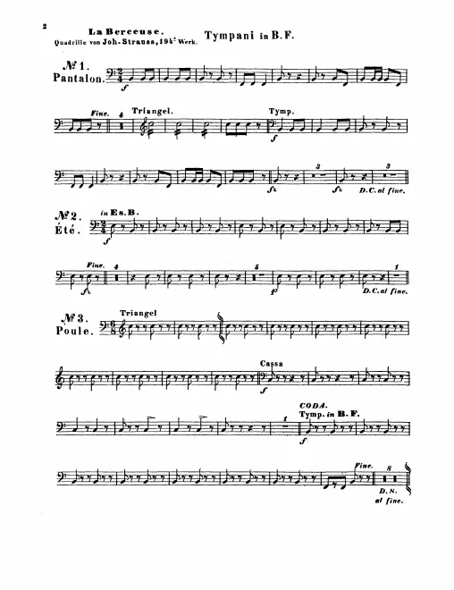 Timpani/Triangle/Bass Drum, Snare Drum