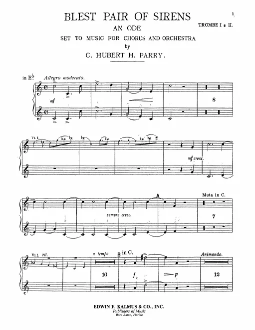 Trumpet 1, 2 (E)/C)