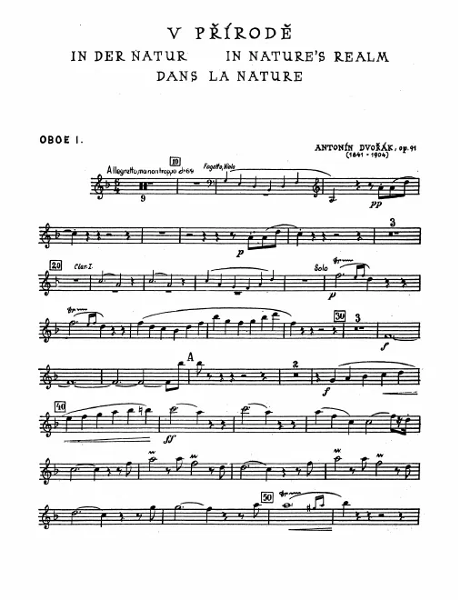 Oboe 1, 2, English Horn
