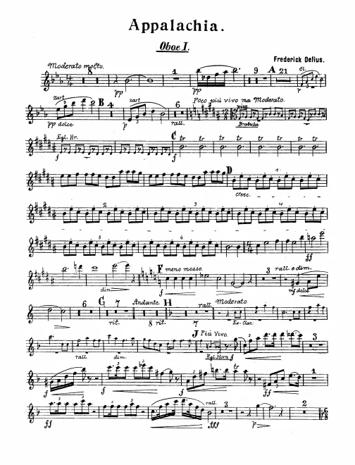 Oboe 1, 2/3, English Horn