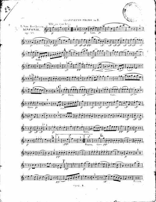 Clarinet 1, 2 (B)