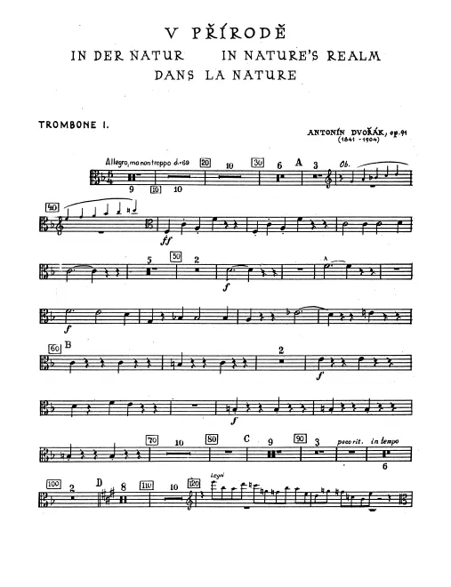 Trombone 1, 2, 3, Tuba