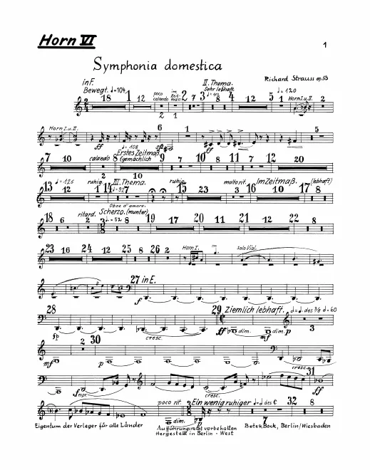 Horn 6 (F)