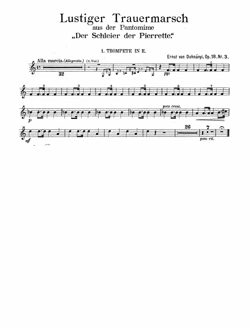 Trumpet 1, 2 (C/E/F)