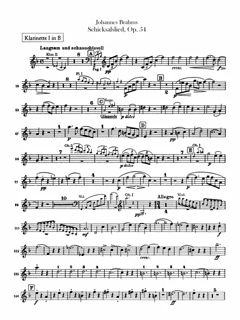 Clarinet 1, 2 (B)