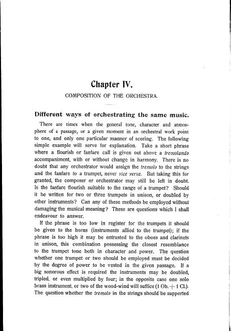 Chapter 4. Composition of the Orchestra