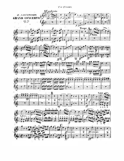 Horn 1/2, 3/4 (E)