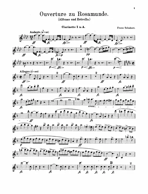 Clarinet 1, 2 (A)