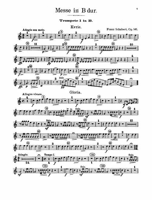 Trumpet 1, 2