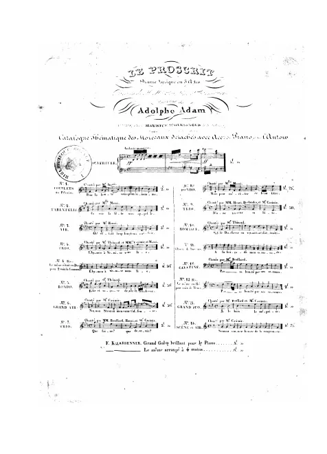 No.1, Couplets: "Pour la bonté vous qu'on renomme" (Lorezzo)