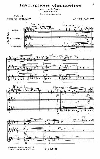 Choral Score (Soloists)