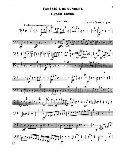 Bassoon 1, 2