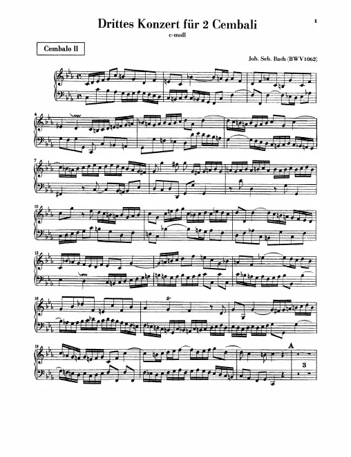 Harpsichord 2 solo