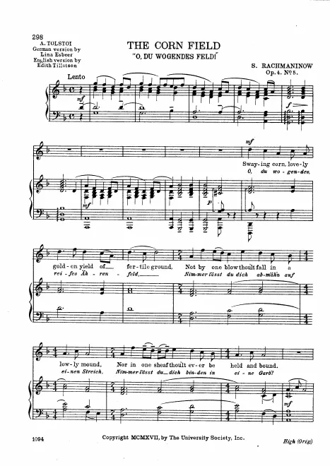 5. Oh Thou, My Field