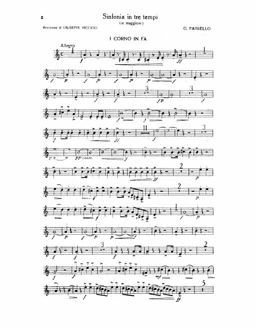 Horn 1, 2 (F)