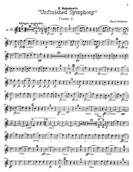 Horn 1 (D, E)