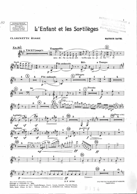 Bass Clarinet (B)