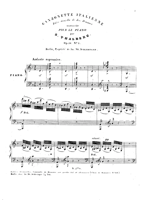 5. Canzonette Italienne