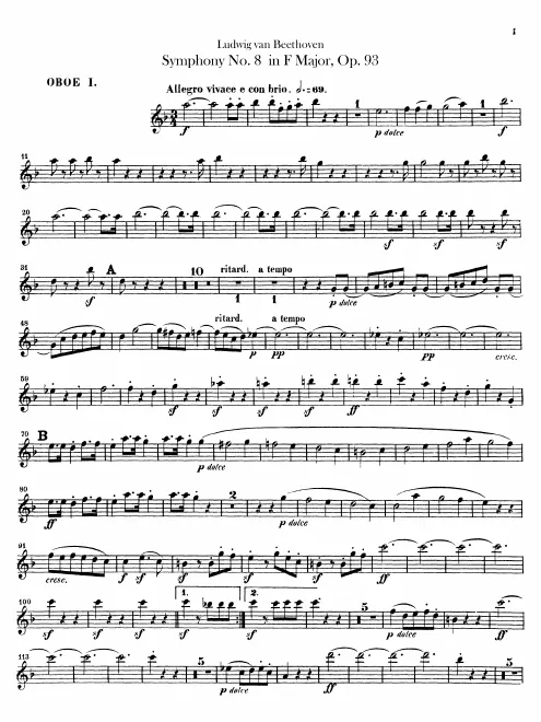 Oboe 1, 2
