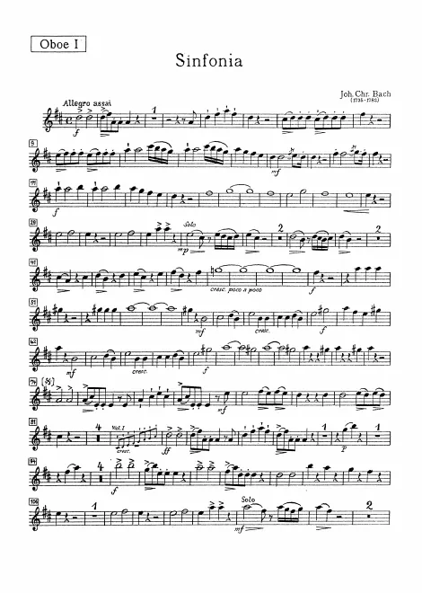 Oboe 1, 2