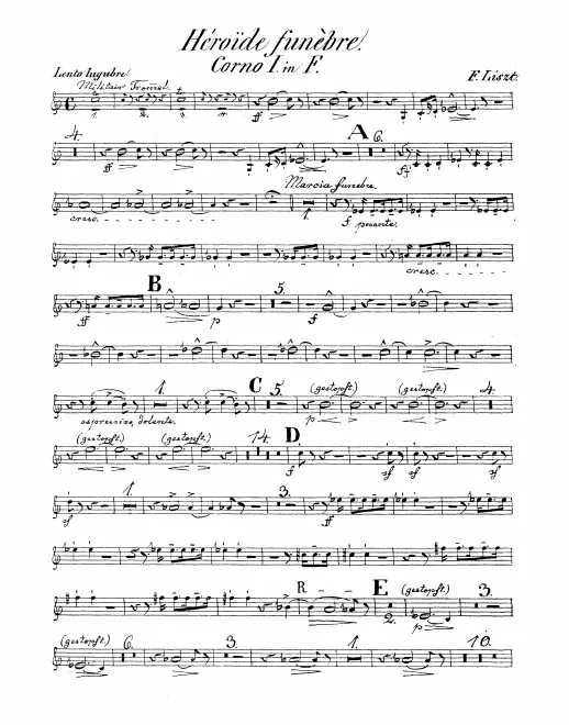 Horn 1, 2, 3, 4 (F)