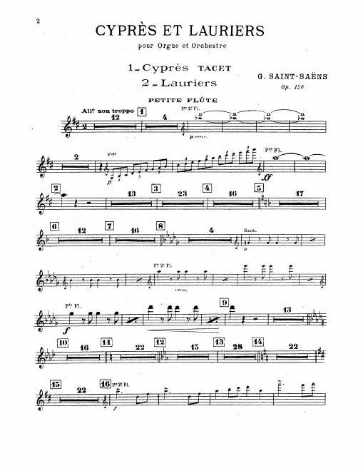 Piccolo, Flute 1/2