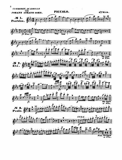 Piccolo, Flute