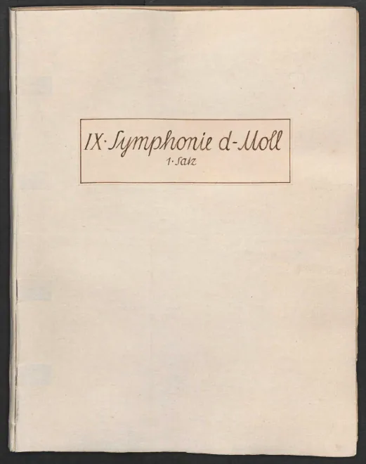 1. Feierlich, misterioso