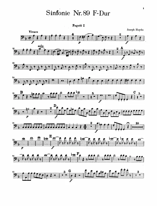 Bassoon 1, 2