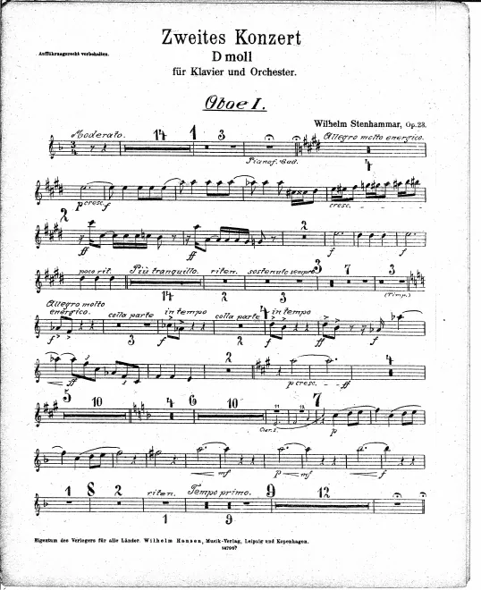 Oboe 1, 2